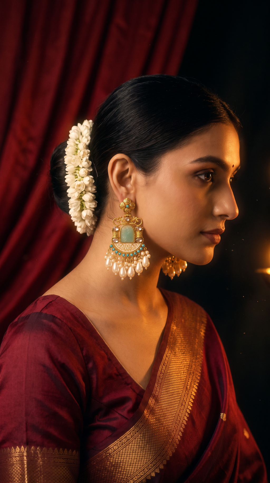 Noor Pearl Drop Earrings