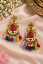 Rangrez Heritage Kundan Earrings