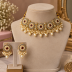 Gulnaar Pearl Choker Set
