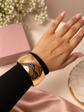 Sculpted Gold Cuff